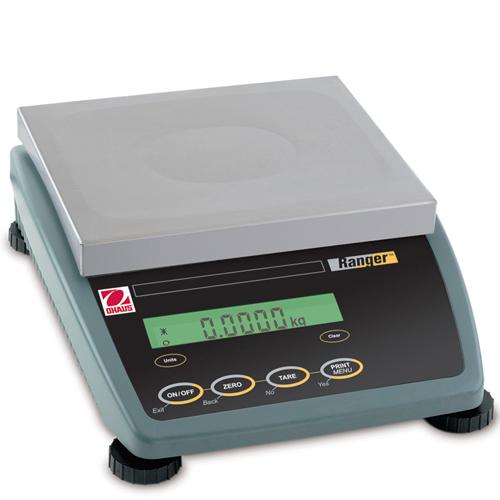 Ohaus RD6RS/3 Ranger Digital Scale With 2nd RS232 and NiMH Legal for Trade, 6000 g x 0.2 g
