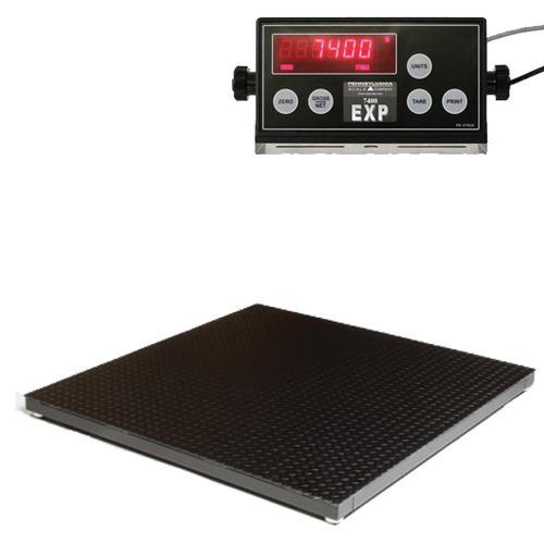 Pennsylvania Scale MS6674-3636-2K Mild Steel 36 x 36 Inch Floor Scales Legal for Trade 2000 x 0.5 lb