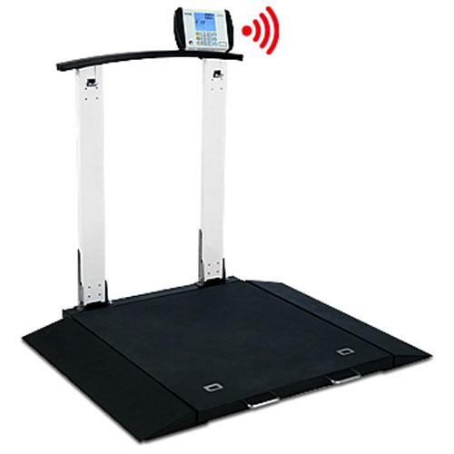 Detecto 6560-C Portable  Handrail Wheelchair Scale with WiFi / Bluetooth 1000 lb x 0.2 lb