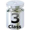 Mettler Toledo 11123562 ASTM Class 3 Stainless Steel Calibration Weight with Certification - 2 mg