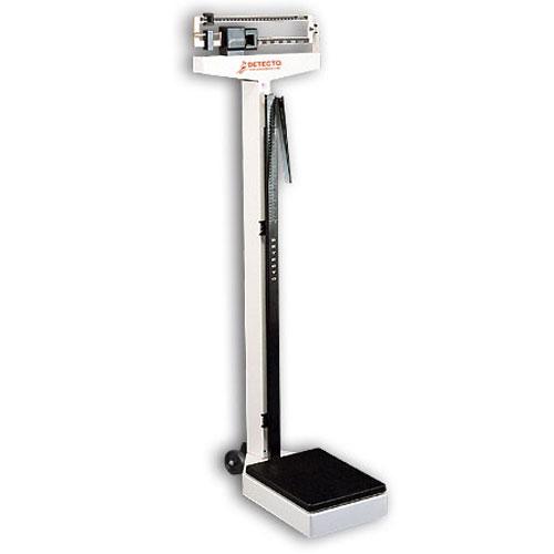 Detecto 438 Mechanical Eye-Level Physician Scale 450 lb x 4 oz 