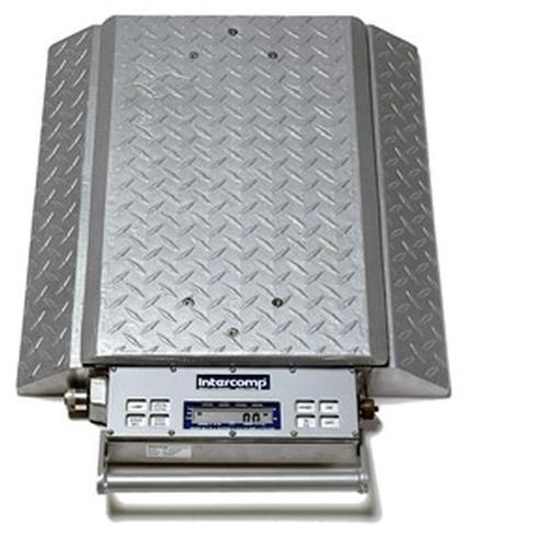 Intercomp PT300DW 100099-RF (Double Wide) Wheel Load Scales with 900 MHz Wireless, 5000 x 5 lb