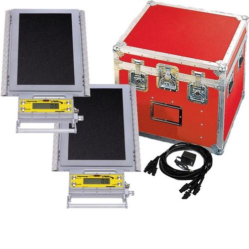 Intercomp LP600 170104-RF Wireless Low Profile Wheel Load Scale Systems (2 Scales) with Handheld Computer, 2-10K-20000 x 5 lb