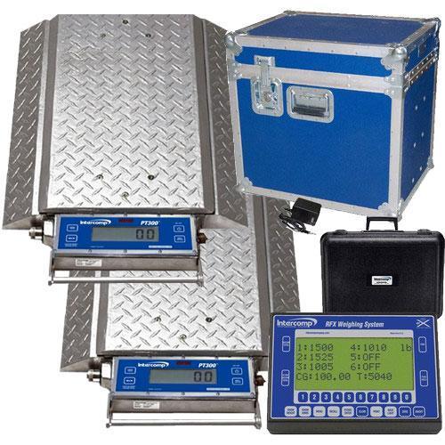 Intercomp PT300 DW, 100103-RFX 2 Scale (Double Wide) Wheel Load Scale System 40,000 x 10lb