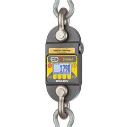 Dillon AWT05-506307 EDXtreme RED Dynamometer with two shackles & backlight &  radio-ready 100000 x 20 lbs