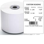 Torrey DT2LBLBLA10 58 x 62,865mm Continuous Strip Thermal labels 10 Rolls for DT2 Printer