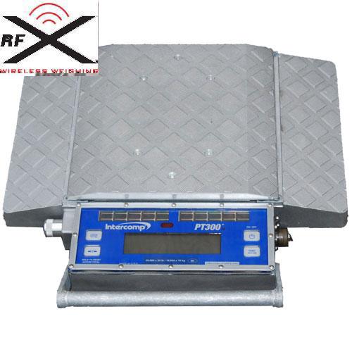 Intercomp 181004-RFX - PT300 Wireless Wheel Load Scale with Solar Panels, 20,000 x 10 lb