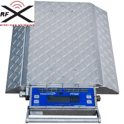 Intercomp 181501-RFX-PT300DW (Double Wide) Wheel Load Scales with Solar Panels, 30,000 x 50 lb