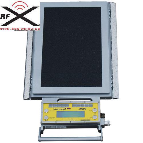 Intercomp 182004-RFX - LP600 Low Profile Wireless Digital Wheel Load Scale with Solar Panels, 20,000 x 20 lb