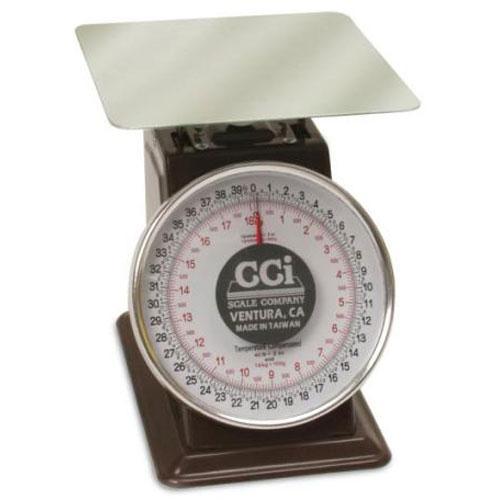 CCi LCD3218-DR-RD - 8 inch Spring Dial Scale with Over/Under Rotating Dial, 32 x 1/8oz