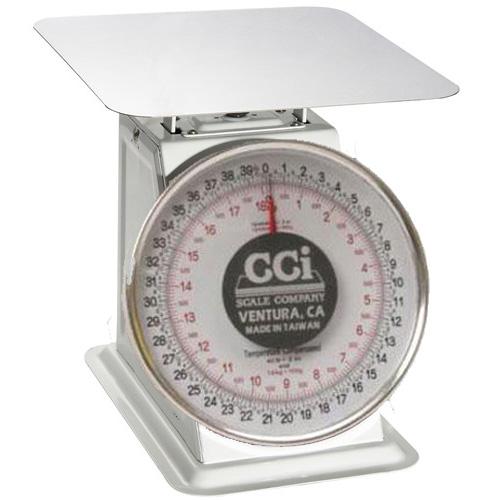 CCi LCD1001-DR-SS - Stainless Steel  8 inch Spring Dial Scale, 10lb x 1oz