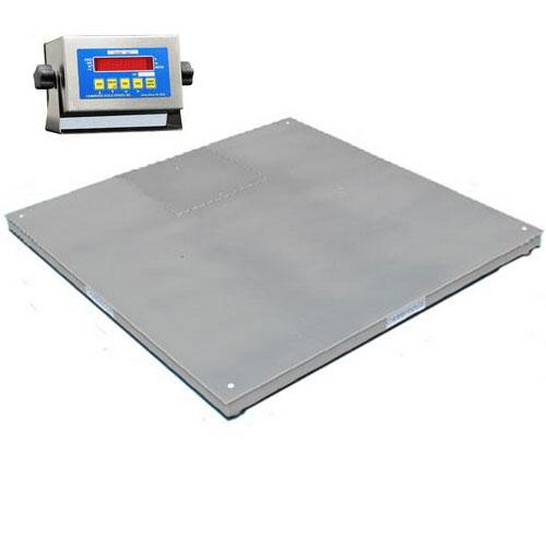 Cambridge 6606020S MODEL SS660-OB NTEP Low Profile 60x60x4 Stainless Steel Floor Scale 20000 x 4 lb