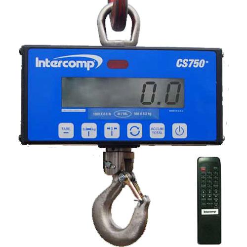 Intercomp CS750 184255 Legal For Trade Hanging Scale with remote 1000 x 0.5 lb