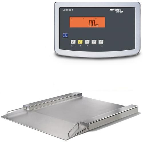 Minebea IFS4-1000GGK IF Stainless Steel Combics 1 Flat-Bed Scale With Indicator 23.6 x 23.6, 2220 X 0.1 lb