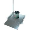Pennsylvania Scale SS69PB Stainless Steel 30 x 30 Inch Drum Scale Legal for Trade 1000 lb -  Base Column and 1 Ramp Only