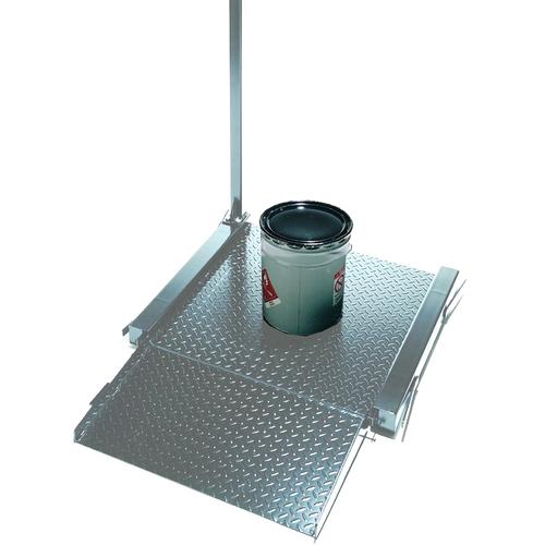 Pennsylvania Scale SS69PB Stainless Steel 30 x 30 Inch Drum Scale Legal for Trade 1000 lb -  Base Column and 1 Ramp Only