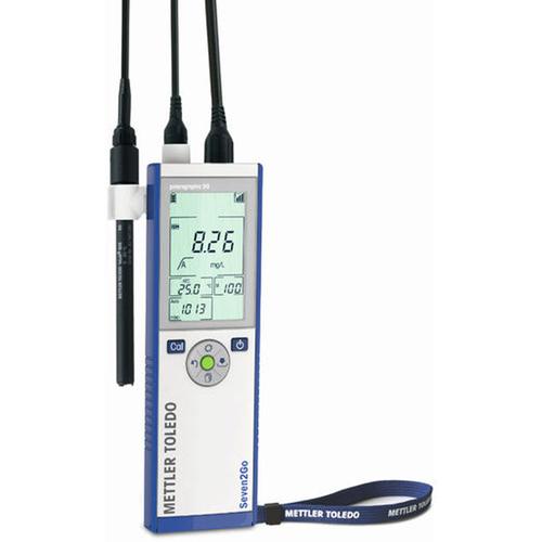Mettler Toledo® S4 Seven2Go S4-Basic Dissolved Oxygen portable meter kit with InLab 605-ISM IP67 0.01 to 99.99 mg/L (ppm)