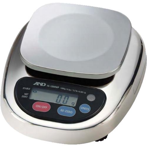 AND Weighing HL-3000WP Waterproof Scale, 3000 x 1 g