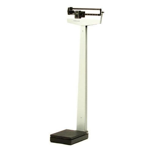 HealthOMeter 400KLWHCW Balance Beam Scale with Fixed Poise Bar, Counterweights and Wheels - 390 x 1/4 lb 