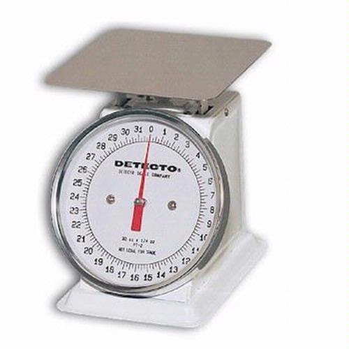 Detecto PT-2-R Petite Top Loading Dial Scale with Rotating Dial , 32 oz x 1/4 oz
