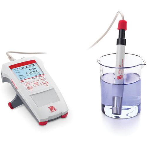 Ohaus ST400D-G Starter Series Dissolved Oxygen (DO) Meter with STDO21:  0.00 – 20.0 mg/L(ppm);  0 – 50°C 