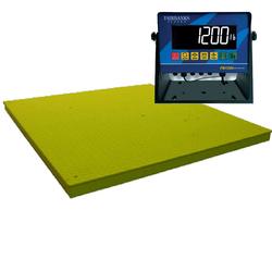 Fairbanks 38398 Yellow Jacket Legal For Trade Floor Scale With FB1200 Indicator  2500 x 0.5 lb