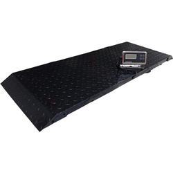 LP Scale LP7628D-3065-2500 Mild Steel 30 x 65 inch LCD Live Stock Scale 2500 x 1 lb