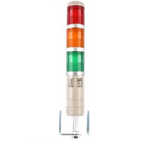 Alarm Stack 7800-SLA3 light 3 Lights, Red, Green, Yellow and Buzzer Alarm. 2 in Dia. 21 in High - Factory Installed