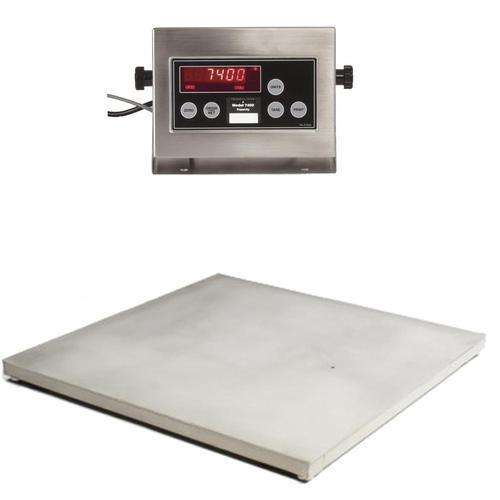 Pennsylvania Scale SS6674-4848-10K Stainless Steel 48 x 48 Inch Floor Scales Legal for Trade 10000 x 2 lb