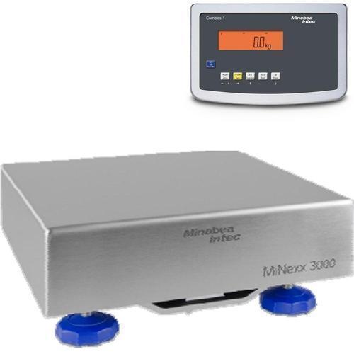 Minebea MiNexx 3000 Combics NP3AS-1CC-L-CAIS1-UV1 Stainless Steel  7.9 x 7.9  Scale -  3 x 0.0001 lb