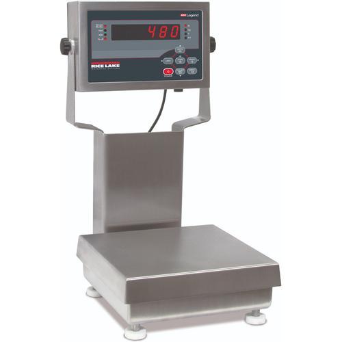 Rice Lake CW-90B-480 201157 Legal for Trade 10 x 10 inch Bench Scale with 12 in Column 5 x 0.001 lb