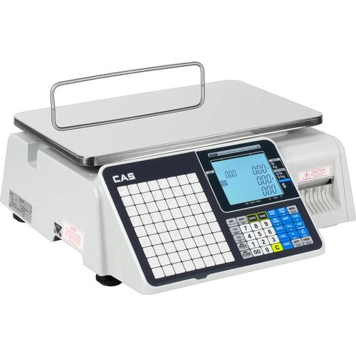 CAS CL-3000-B15W Legal for Trade 14.96 x 9.84 in Price Computing Scale, 6 x 0.002 lb and 15 x 0.005 lb