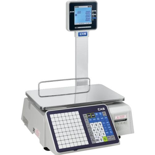 CAS CL-3000-P15W Legal for Trade 14.96 x 9.84 in Price Computing Scale with Pole, 6 x 0.002 lb and 15 x 0.005 lb