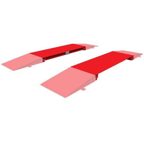CAS RW-X200-120 Set of 2 Portable Axle Weigher 120 x 30 x 6 Inch 60K - Ramp and Indicator not included 