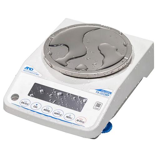 AND Weighing FX-1202WP IP65 Waterproof External Calibration Balance 1220 g x 0.01 g