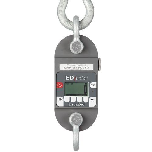 Dillon EDjr-5T(10k)  AWT05-506319 Dynamometer  w/2 Shackles and Case,  10000 x 10 lb Open Box